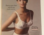 1996 Playtex Secrets Forever Lace Vintage Print Ad Advertisement pa13 - $9.89