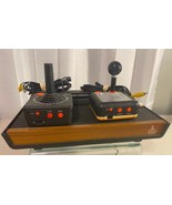 Atari System CX2600A 4-Switch Woodgrain Console 2 Joystick Controllers &amp;... - $147.92 CAD