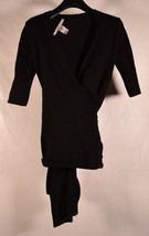 Diane Von Furstenberg Womens 100% Cashmere Black Cardigan Sweater Black P - £49.06 GBP