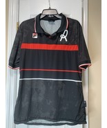 Rare L.R. Vicenza Soccer Staff Polo Diesel FILA Black Sz Large Missing B... - $407.72 CAD
