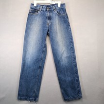 Vtg Lucky Brand Dungarees Men&#39;s 31x32 Jeans Made USA Straight Leg Mid-Ri... - $36.00