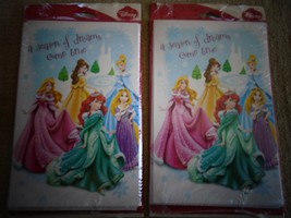 Lot of Two New Packages of Disney Christmas Cards Six Cards Count - £8.61 GBP