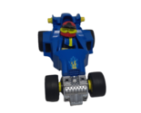Playmobil 4181 Race Car &amp; Figure Person, Blue Pull Back, 2007 - $12.22