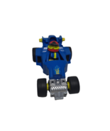 Playmobil 4181 Race Car &amp; Figure Person, Blue Pull Back, 2007 - £9.55 GBP