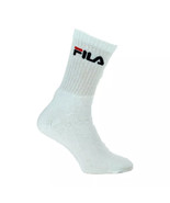 3 Pairs Short Tennis Socks Sponge Men Women Unisex Cotton Fila Socks F9505 - $7.79