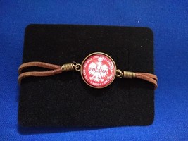 Polish Polska  Orzeł Biały leather bracelet design 17 men women Polski Falcon - £20.02 GBP