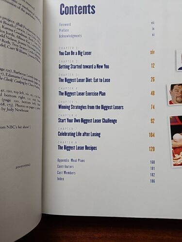 The Biggest Loser The Weight Loss Program to Transform Your Body Health PB 2005 Item image 8
