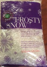 Buffalo Snow Frosty Flakes Bag Christmas Village Craft Artificial Fake 3.5 Quart - £15.97 GBP