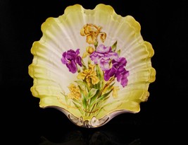 Antique orchid Shell Platter- hallmarked and signed Bavarian China Germa... - £99.68 GBP