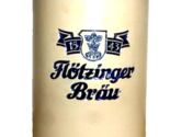 Flotzinger Brau Rosenheim salt-glazed 1L Masskrug German Beer Stein - £15.80 GBP