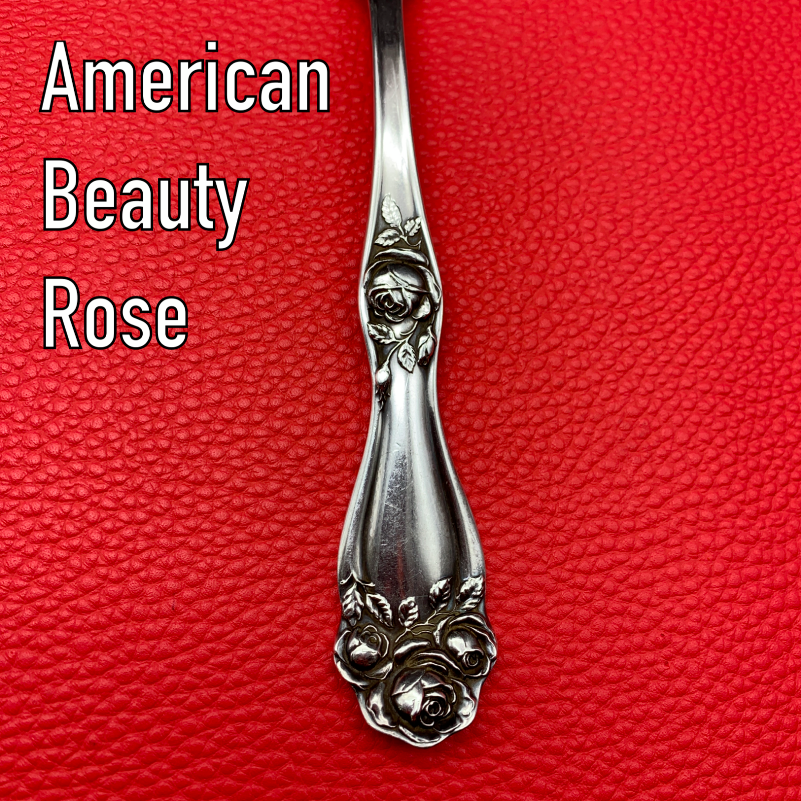 Silverware FRED BROSEGAARD American Beauty Rose 1909 Rogers Holmes Edwards IS318 - $18.94