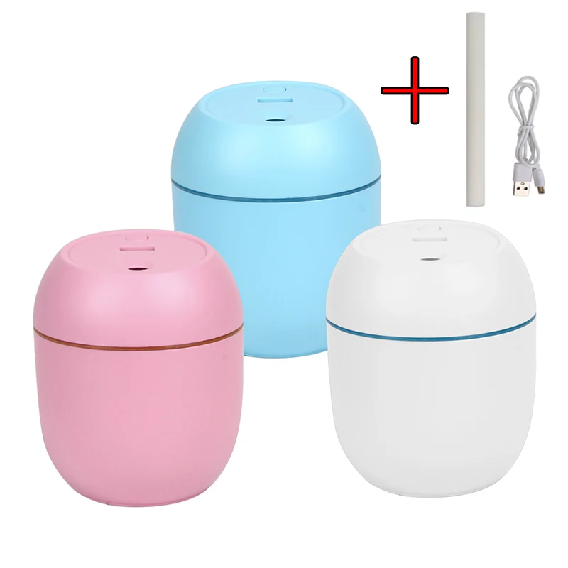 USB Portable Air Humidifier 250ML Essential Oil Diffuser 2 Modes Auto Off with - £11.97 GBP+
