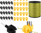 Electric Fence Kit Includes 52 Pcs 1640 Ft Electric Fence Poly Wire, 25 ... - $78.57