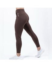 Alphalete Women&#39;s Trace High Waisted Athletic Jogger Pants, Coffee- Size... - $26.18