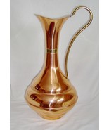 Copper Pitcher Large Copral Urn from Portugal 16 Inches - Small Dent tha... - £19.90 GBP