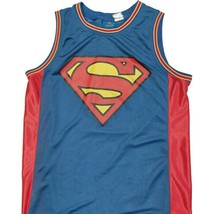 DC Comics Mens SUPERMAN Basketball Jersey 2 Sided Tank Shirt See Measure... - $20.40