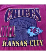 VTG Kansas City Chiefs Logo 7 NFL Football Mens L T Shirt Graphic 90s US... - £20.53 GBP