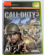 Call of Duty 3 Microsoft Xbox Game w/Manual - $279.70 MXN