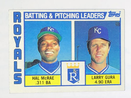 Hal McRae 1984 Topps #96 Kansas City Royals  MLB Baseball Card - £0.77 GBP