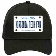 Virginia Tech Fan Novelty Black Mesh License Plate Hat - £23.24 GBP