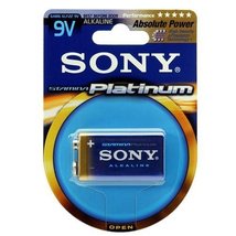 SONY 6AM6PT-B1A 9V Stamina Platinum Alkaline Battery Retail Pack - Single - $4.99
