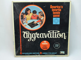 Aggravation 1970 Marble Board Game from Lakeside 100% Complete Bilingual EUC #2 - $30.45