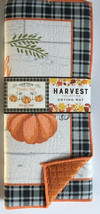 Farm Fresh Pumpkins Large Absorbent Dish Drying Mat 15X20&quot; Thanksgiving ... - £18.85 GBP