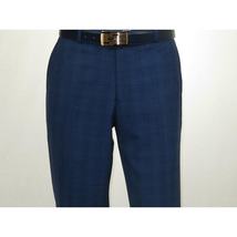 Mens Renoir 3 Piece Vested Suit Glenn Plaid Notch Lapel Business 278-2 Navy Blue image 11