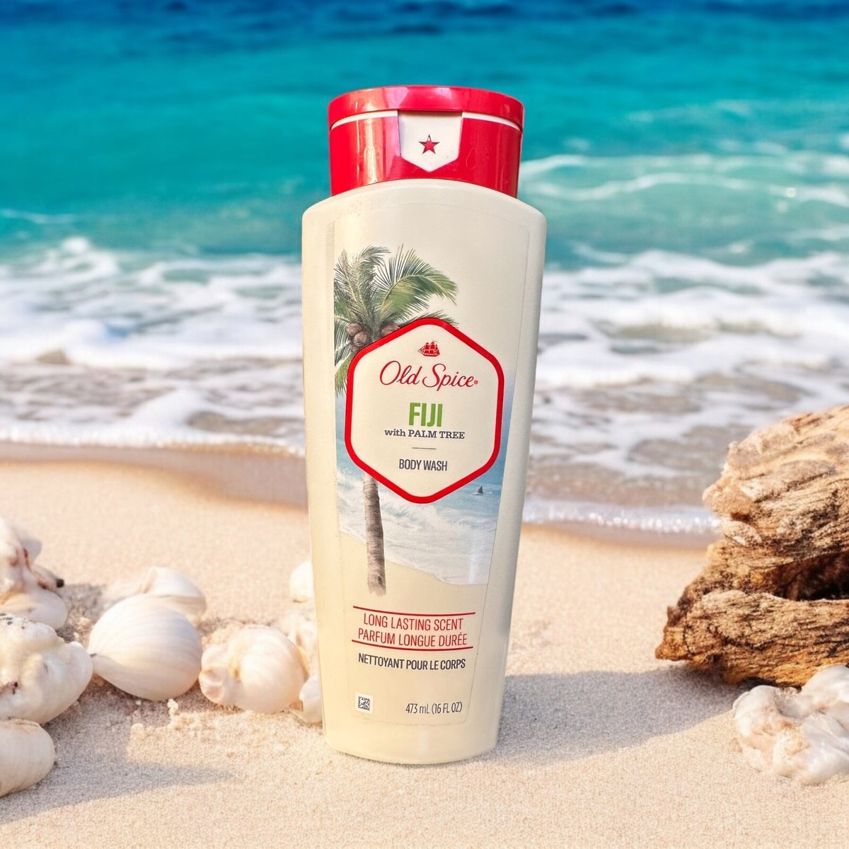 Old Spice Body Wash for Men Fiji with Palm Tree Scent, 16 fl. Oz - LOT of 2 - $14.95
