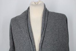 Vince XS Gray 100% Cashmere Deep V Wrap Dolman Sleeve Sweater - £52.37 GBP