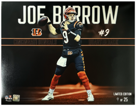 Joe Burrow Unsigned Bengals Stylized 16&quot; x 20&quot; Photograph LE 25 - $49.95