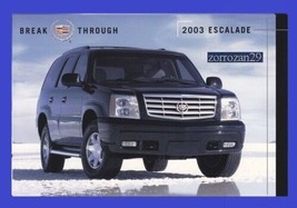 2003 Cadillac Escalade Postal Vintage A Color - Ee. Uu. - ¡Excelente Original!! - $6.36