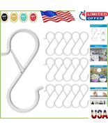 Versatile 17 Pcs S Hanging Hooks with Locking Clip for Home Organization - $34.53 CAD