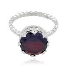 Homespun Jewelry Garnet Engagement Rings For Teacher&#39;s Day Gift AU - £23.32 GBP