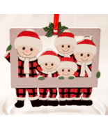 Personalized Christmas Family Ornament Family of 5 in Pajamas - $11.77 CAD