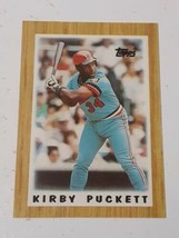 Kirby Puckett Minnesota Twins 1987 Topps Mini Card #63 - £0.76 GBP