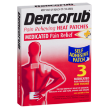 Dencorub Pain Relieving Heat Patches 3 Pack - £60.44 GBP