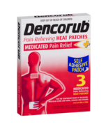 Dencorub Pain Relieving Heat Patches 3 Pack - $103.43 CAD