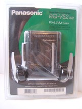 Panasonic RQ-V52 Vintage Sealed Black Stereo Radio Cassette Player FM/AM... - $115.29