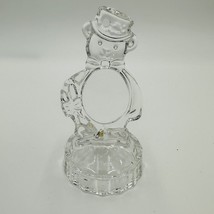 Gorham Bear Photo Christmas Ornament Holiday Decoration Decor Vintage Glass - $13.50