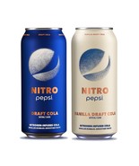 Pepsi Nitro, Draft Cola &amp; Vanilla Draft Cola Variety Pack, 13.65oz Cans ... - £29.87 GBP