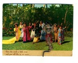 Hawaiian Hula Dancers Crank a Little Twist  to Get Dancer to Move Card - £25.23 GBP