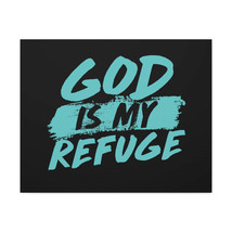  Psalm 46:1 God Is My Refuge Bible Verse Canvas Christian Wall A - £56.29 GBP+