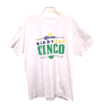 Cinco de Mayo T-Shirt Mens XL White Corona Beer - $13.66 CAD