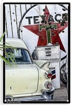 Texaco Rectangular Gas Gasoline Oil  Aluminum Retro Remake Sign Station ... - $34.84 CAD