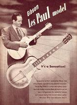 Gibson Les Paul - 1952 - Promotional Advertising Poster - $9.99+