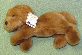 A&amp;A Soft N Cuddly Tan Puppy Plush Dog 11&quot; B EAN Bag Stuffed Animal With Hang Tag - £8.49 GBP