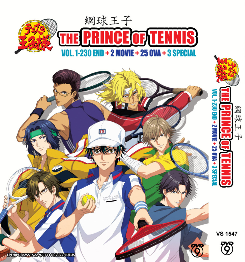 DVD Amine The Prince Of Tennis 網球王子 Vol.1-230 End + 2 Movie + 25 OVA + 3... - £52.65 GBP