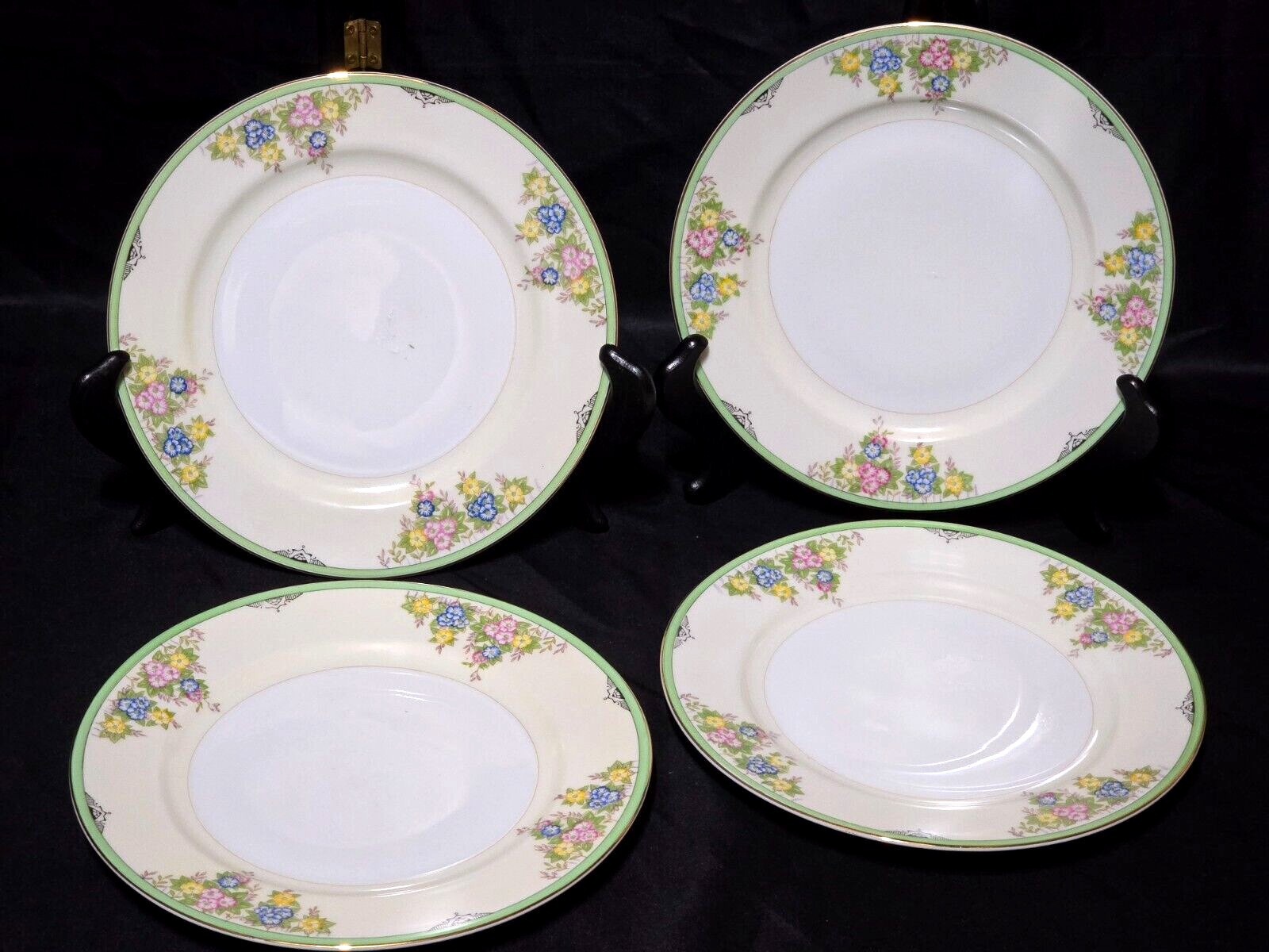 Vintage MEITO ISABELLA 8&quot; Salad Plate - Set Of 4 - Made In Japan, Circa ... - $22.75