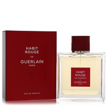 Habit Rouge Cologne By Guerlain Eau De Parfum Spray 3.4 oz - £94.40 GBP